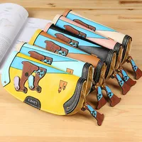 Women's Cartoon Dog Pu Leather Zipper Wallets main image 1