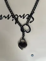 304 Stainless Steel Simple Style Hollow Out Heart Shape Pendant Necklace sku image 43