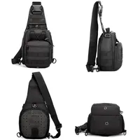 Junsheng  New Men's Chest Bag Oxford Bag Crossbody Bag Men's Shoulder Bag Korean Style Small Backpack Casual Waist main image 3