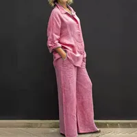Foreign Trade New Ladies Shirt Suit  Leisure City Suit Independent Station Women's main image 2