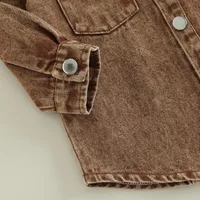 Casual Simple Style Solid Color Cotton Boys Outerwear main image 2
