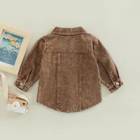 Casual Simple Style Solid Color Cotton Boys Outerwear main image 3