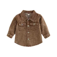 Casual Simple Style Solid Color Cotton Boys Outerwear main image 5