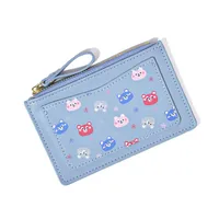 Women's Cartoon Flower Pu Leather Zipper Wallets sku image 4