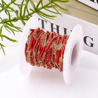 1 Roll 5 M 304 Stainless Steel 18K Gold Plated Polished Cable Chain Jewelry Accessories main image 4