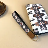 Women's Geometric Pu Leather Side Zipper Wallets main image 4