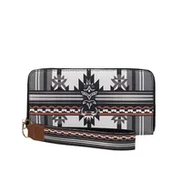 Women's Geometric Pu Leather Side Zipper Wallets main image 2