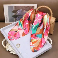 70 Silk Scarf Square Scarf High-end New Style Fashion All-match Professional Silk Small Scarf Retro Printed Silk Scarf For Women sku image 9