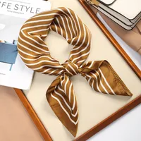 70 Silk Scarf Square Scarf High-end New Style Fashion All-match Professional Silk Small Scarf Retro Printed Silk Scarf For Women sku image 10