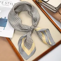 70 Silk Scarf Square Scarf High-end New Style Fashion All-match Professional Silk Small Scarf Retro Printed Silk Scarf For Women sku image 12