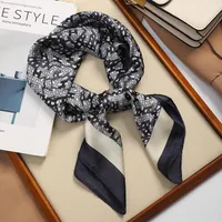 70 Silk Scarf Square Scarf High-end New Style Fashion All-match Professional Silk Small Scarf Retro Printed Silk Scarf For Women sku image 22