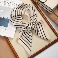 70 Silk Scarf Square Scarf High-end New Style Fashion All-match Professional Silk Small Scarf Retro Printed Silk Scarf For Women sku image 26