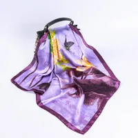 70 Silk Scarf Square Scarf High-end New Style Fashion All-match Professional Silk Small Scarf Retro Printed Silk Scarf For Women sku image 28
