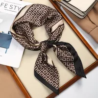 70 Silk Scarf Square Scarf High-end New Style Fashion All-match Professional Silk Small Scarf Retro Printed Silk Scarf For Women sku image 35