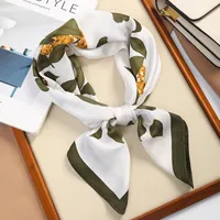 70 Silk Scarf Square Scarf High-end New Style Fashion All-match Professional Silk Small Scarf Retro Printed Silk Scarf For Women sku image 62