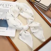 70 Silk Scarf Square Scarf High-end New Style Fashion All-match Professional Silk Small Scarf Retro Printed Silk Scarf For Women sku image 78