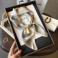 70 Silk Scarf Square Scarf High-end New Style Fashion All-match Professional Silk Small Scarf Retro Printed Silk Scarf For Women sku image 86