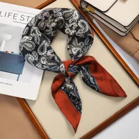 70 Silk Scarf Square Scarf High-end New Style Fashion All-match Professional Silk Small Scarf Retro Printed Silk Scarf For Women sku image 88