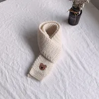 Children's Scarf Autumn And Winter Baby Scarf Warm Boys Girls Baby Scarf Cute Korean Style Windproof Collar Fashion sku image 1