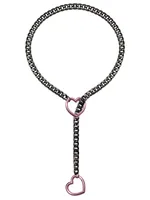 304 Stainless Steel Simple Style Hollow Out Heart Shape Pendant Necklace sku image 18