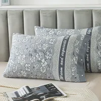 Cotton Gauze Pillowcase One-piece All-inclusive Side Snap Button Fixed Non-slip Pillowcase Cotton Pillow Cover One-piece sku image 6