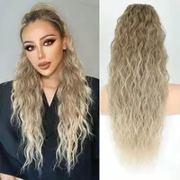 Women's Long Curls Wig Tail Hair Accessories Cornrows Hair Extensions Clip Elegant Casual Party Home Use Heat Silk main image 6