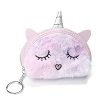 Women's Solid Color Corduroy Zipper Coin Purses main image 5
