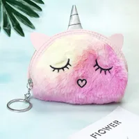 Women's Solid Color Corduroy Zipper Coin Purses sku image 2