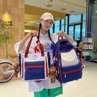 Solid Color Casual Daily Shopping Women's Backpack main image 1