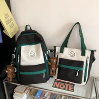 Solid Color Casual Daily Shopping Women's Backpack sku image 5
