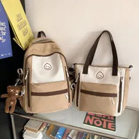 Solid Color Casual Daily Shopping Women's Backpack sku image 7