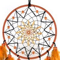 Creative Hand Weaving Feather Dreamcatcher Room Decoration Original Design Gift Bell Decorations Suitable For Wedding Graduate Day main image 3
