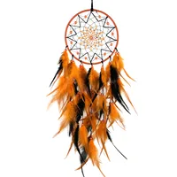 Creative Hand Weaving Feather Dreamcatcher Room Decoration Original Design Gift Bell Decorations Suitable For Wedding Graduate Day main image 1