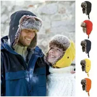 Unisex Simple Style Solid Color Eaveless Trapper Hat main image 1
