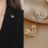 Elegant Heart Shape Alloy Women's Brooches main image 5