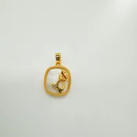 1 Piece 10mm Copper Shell Sun Star Rose Pendant sku image 1