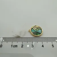 1 Piece 10mm Copper Shell Sun Star Rose Pendant sku image 9