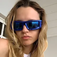 Casual Simple Style Solid Color Pc Special-Shaped Mirror Full Frame Women's Sunglasses main image 1