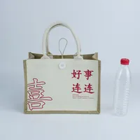 Canvas Bag In Stock MUJI Three-Dimensional Canvas Bag With Gift Float Enamelling Ribbon Portable Film Canvas Bag sku image 29
