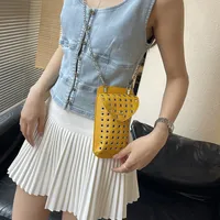 Women's Small Pu Leather Solid Color Streetwear Square Magnetic Buckle Phone Wallets main image 5