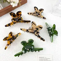 Women's Sweet Simple Style Bow Knot Acetic Acid Sheets Inlay Rhinestones Hair Claws main image 1
