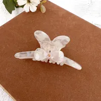 Women's Sweet Simple Style Bow Knot Acetic Acid Sheets Inlay Rhinestones Hair Claws main image 8