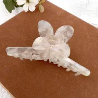 Women's Sweet Simple Style Bow Knot Acetic Acid Sheets Inlay Rhinestones Hair Claws sku image 1