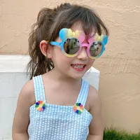 Little Red Book Children's Sunglasses Cute Princess Gradient Cartoon Men's And Women's Sunglasses Children's Colorful Sun Protection Sun Shade Trendy Glasses main image 2