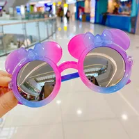 Little Red Book Children's Sunglasses Cute Princess Gradient Cartoon Men's And Women's Sunglasses Children's Colorful Sun Protection Sun Shade Trendy Glasses sku image 1