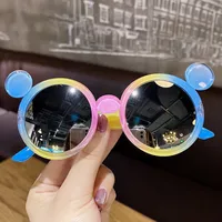 Little Red Book Children's Sunglasses Cute Princess Gradient Cartoon Men's And Women's Sunglasses Children's Colorful Sun Protection Sun Shade Trendy Glasses sku image 5