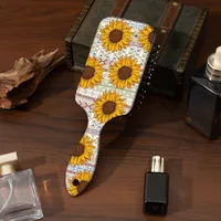 Elegant Retro Sunflower ABS Hair Comb 1 Piece sku image 5
