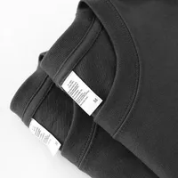 320g Heavy American Cotton Short-sleeved T-shirt Couple Solid Color Top Casual Plus Size Bottoming Shirt Men And Women Bottoming Shirt main image 2