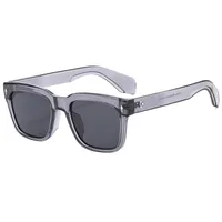Basic Vintage Style Classic Style Solid Color Pc Square Full Frame Women's Sunglasses sku image 1