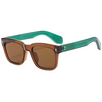 Basic Vintage Style Classic Style Solid Color Pc Square Full Frame Women's Sunglasses main image 7
